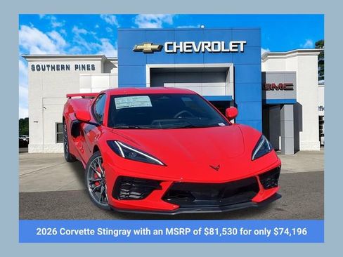 New 2026 Chevrolet Corvette Stingray Coupe w/ Z51 Performance Package image 1