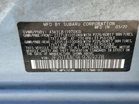 Used 2020 Subaru Crosstrek 2.0i AWD/4WD image 27