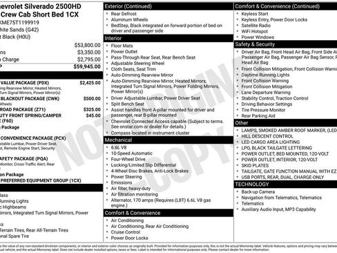 New 2026 Chevrolet Silverado 2500 Custom w/ Custom Value Package AWD/4WD image 4