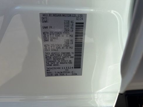 Certified 2024 Nissan Murano SV w/ SV Midnight Edition Package image 69