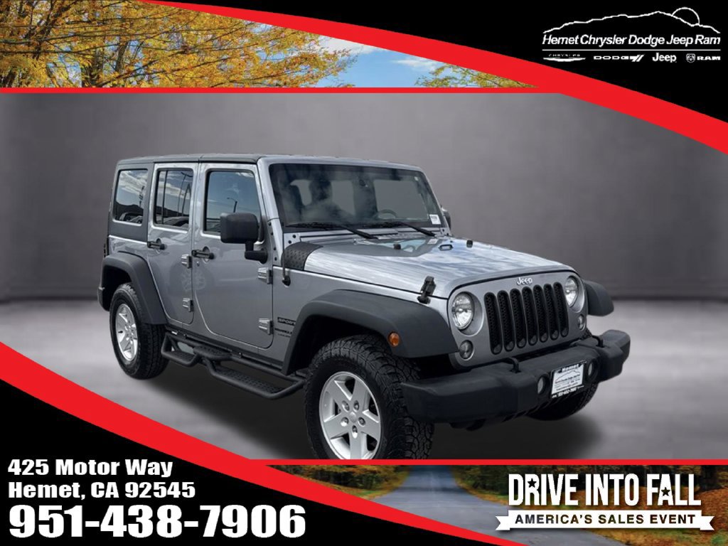 Used 2018 Jeep Wrangler Unlimited Sport S AWD/4WD image 1