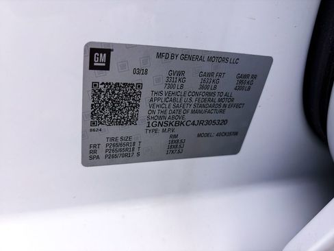 Used 2018 Chevrolet Tahoe LT w/ Luxury Package AWD/4WD image 34