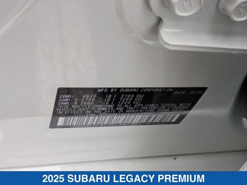 Certified 2025 Subaru Legacy Premium image 39