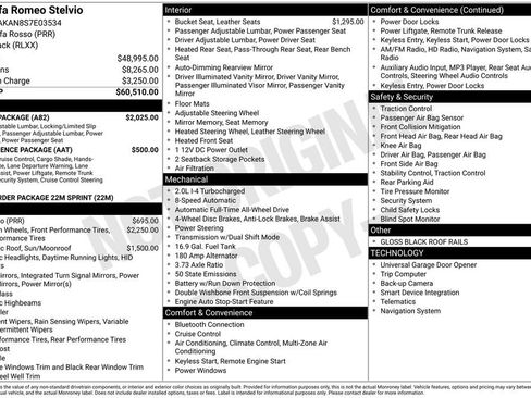 New 2025 Alfa Romeo Stelvio Sprint w/ Veloce Package AWD/4WD image 6
