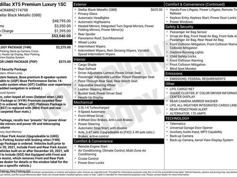 Used 2022 Cadillac XT5 Premium Luxury w/ Technology Package image 41