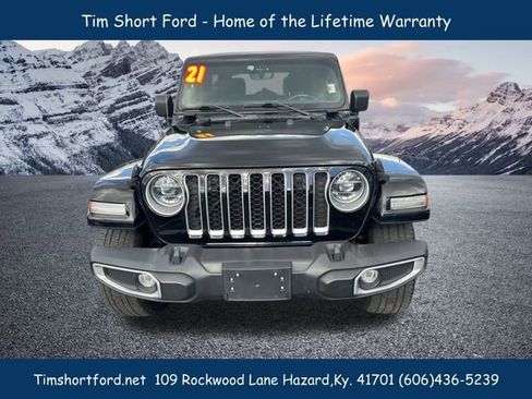 Used 2021 Jeep Wrangler Unlimited Sahara w/ Cold Weather Group image 2