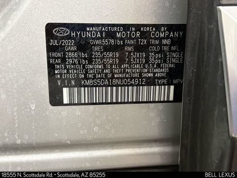 Used 2022 Hyundai Santa Fe Limited AWD/4WD image 33