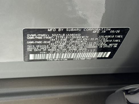 New 2026 Subaru Outback Premium AWD/4WD image 31