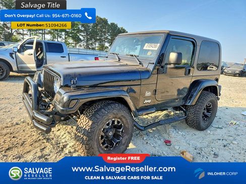 Used 2003 Jeep Wrangler Sahara AWD/4WD image 1