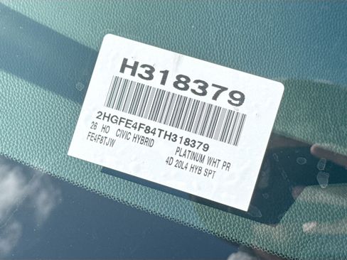 New 2026 Honda Civic Sport image 25