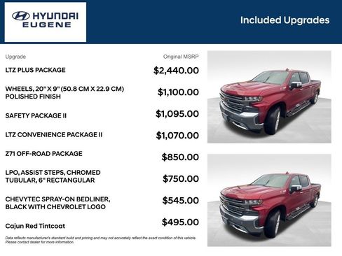 Used 2020 Chevrolet Silverado 1500 LTZ w/ LTZ Plus Package image 14