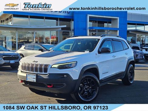 Used 2021 Jeep Cherokee Trailhawk w/ Sun, Sound & Nav Group image 1