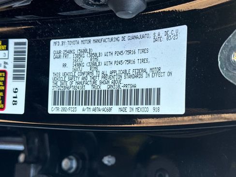 Used 2023 Toyota Tacoma 4x4 Double Cab image 42