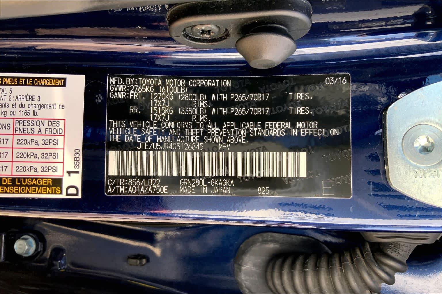 Used 2016 Toyota 4Runner SR5 Premium RWD image 34