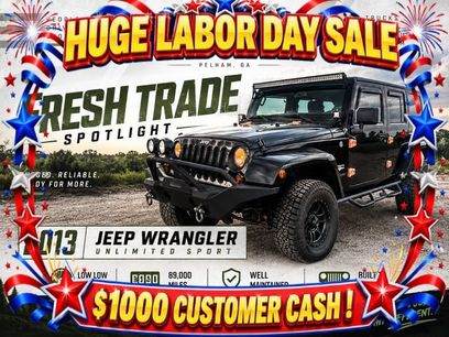 Used 2013 Jeep Wrangler Unlimited Sport