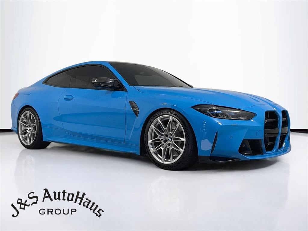 Used 2024 BMW M4 Coupe w/ M Carbon Exterior Package RWD image 1