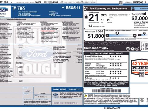 Used 2019 Ford F150 XLT w/ Equipment Group 302A Luxury image 8