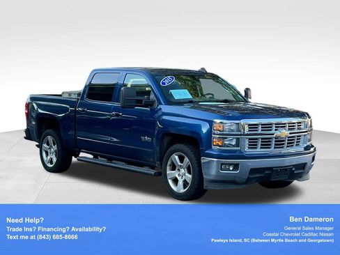 Used 2015 Chevrolet Silverado 1500 LT w/ Texas Edition, 1LT Trim RWD image 3