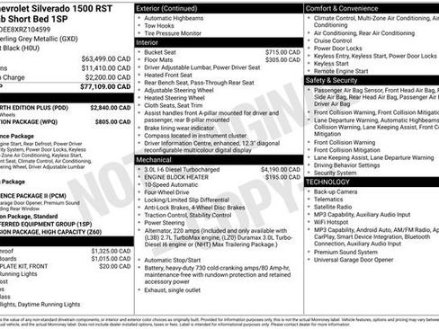 Used 2024 Chevrolet Silverado 1500 RST w/ True North Edition Plus AWD/4WD image 2