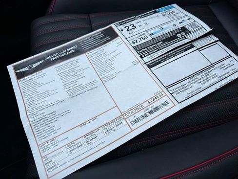 Used 2025 Genesis G70 2.5T w/ Sport Prestige Package image 21