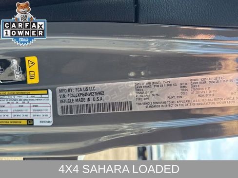 Used 2022 Jeep Wrangler Unlimited Sahara w/ Cold Weather Group image 33