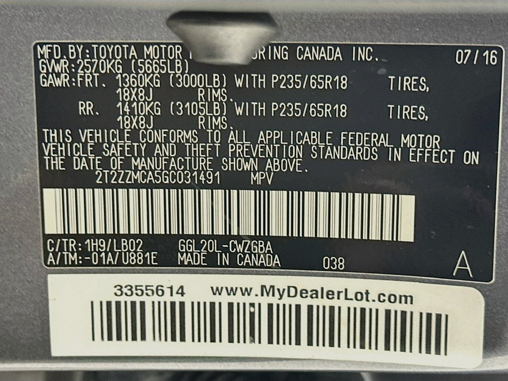 Used 2016 Lexus RX 350 FWD w/ Premium Package image 32
