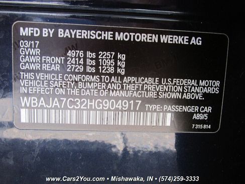 Used 2017 BMW 530i xDrive AWD/4WD image 35