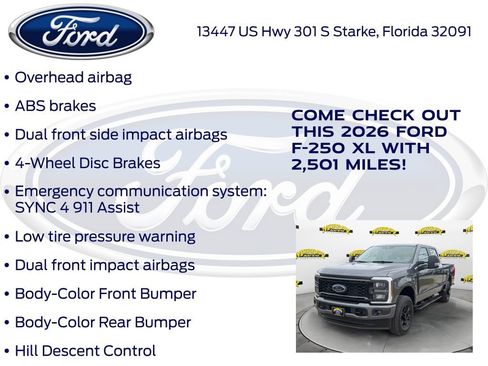 New 2026 Ford F250 XL w/ STX Appearance Package image 30