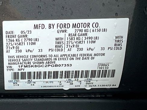 Used 2023 Ford Explorer ST w/ Equipment Group 401A AWD/4WD image 35