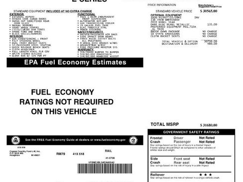 Used 2010 Ford E-350 and Econoline 350 Super Duty Wagon image 8