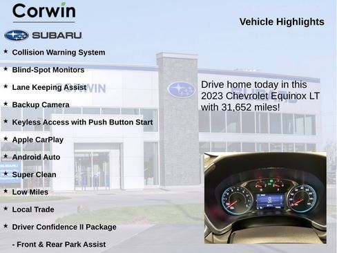 Used 2023 Chevrolet Equinox LT AWD/4WD image 6