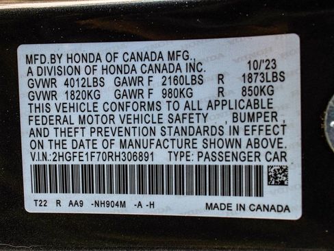 Used 2024 Honda Civic EX image 14