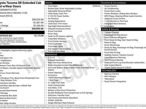 Used 2022 Toyota Tacoma SR image 29