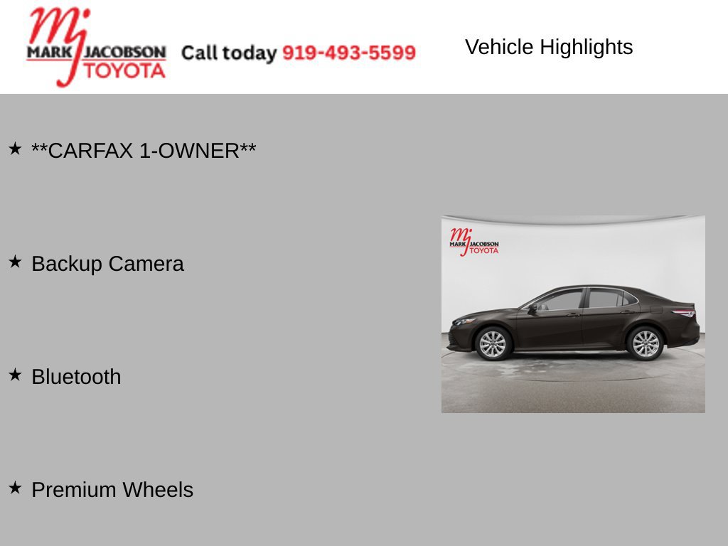Used 2020 Toyota Camry LE w/ Convenience Package FWD image 6