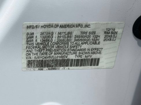 Used 2020 Acura MDX SH-AWD w/ Technology Package image 27