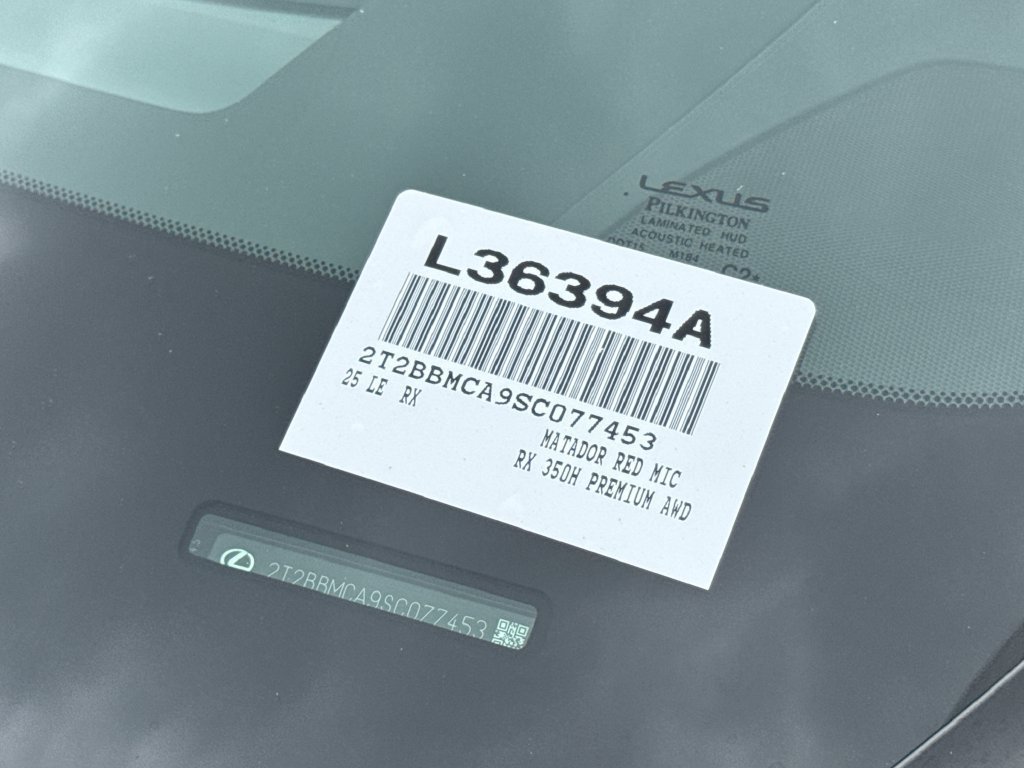 Used 2025 Lexus RX 350h w/ Convenience Package AWD/4WD image 18