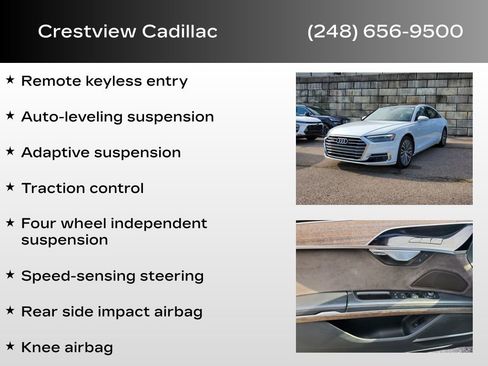 Used 2019 Audi A8 L 3.0T w/ Executive Package image 36