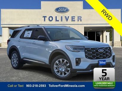 New 2026 Ford Explorer Platinum