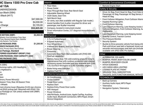 Used 2025 GMC Sierra 1500 Pro w/ Graphite Edition image 37