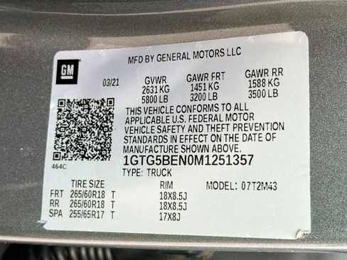 Used 2021 GMC Canyon Elevation Standard w/ Convenience Package image 39