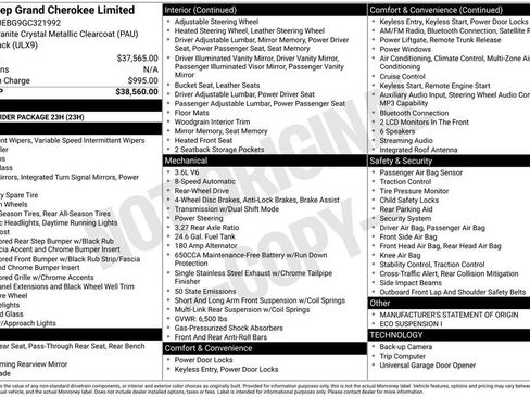 Used 2016 Jeep Grand Cherokee Limited image 48