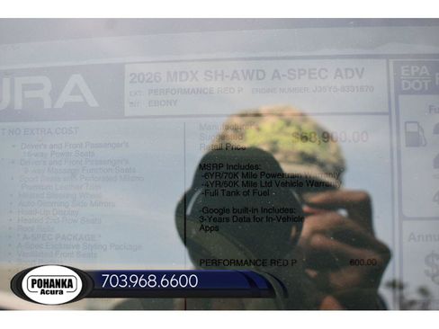 New 2026 Acura MDX A-Spec AWD/4WD image 41