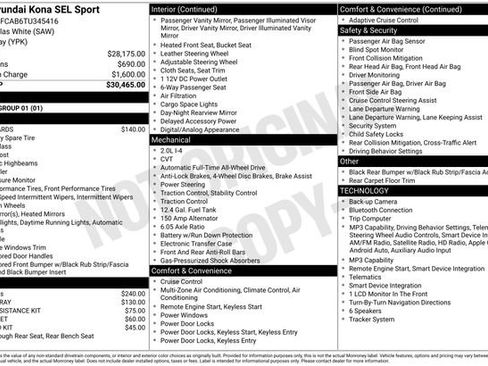 Certified 2026 Hyundai Kona SEL Sport AWD/4WD image 4