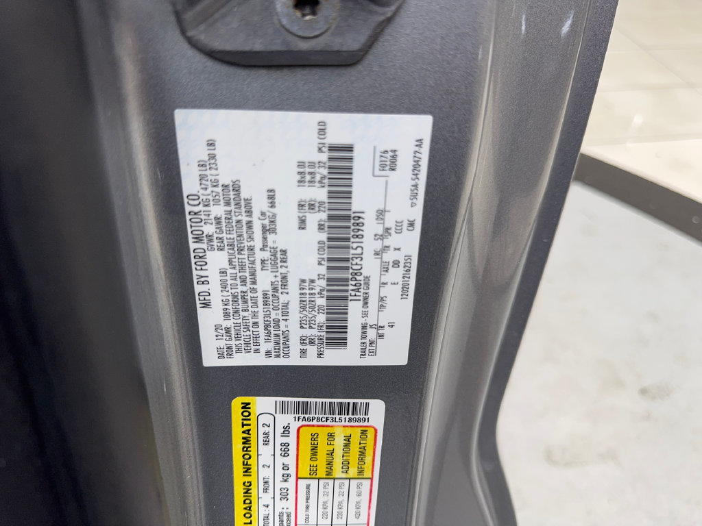 Used 2020 Ford Mustang GT Premium RWD image 88