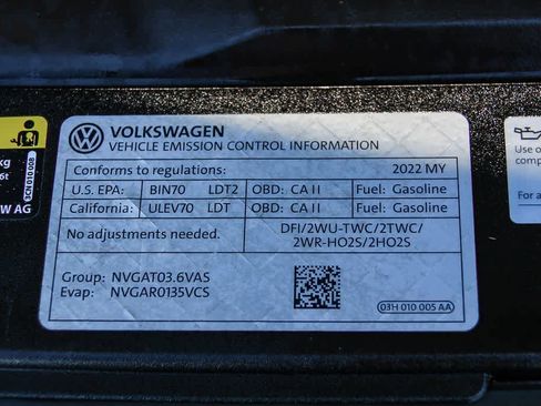 Used 2022 Volkswagen Atlas SE w/ Black Wheel Package image 27