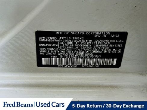 Used 2023 Subaru Crosstrek 2.5i Limited w/ Moonroof Package image 33