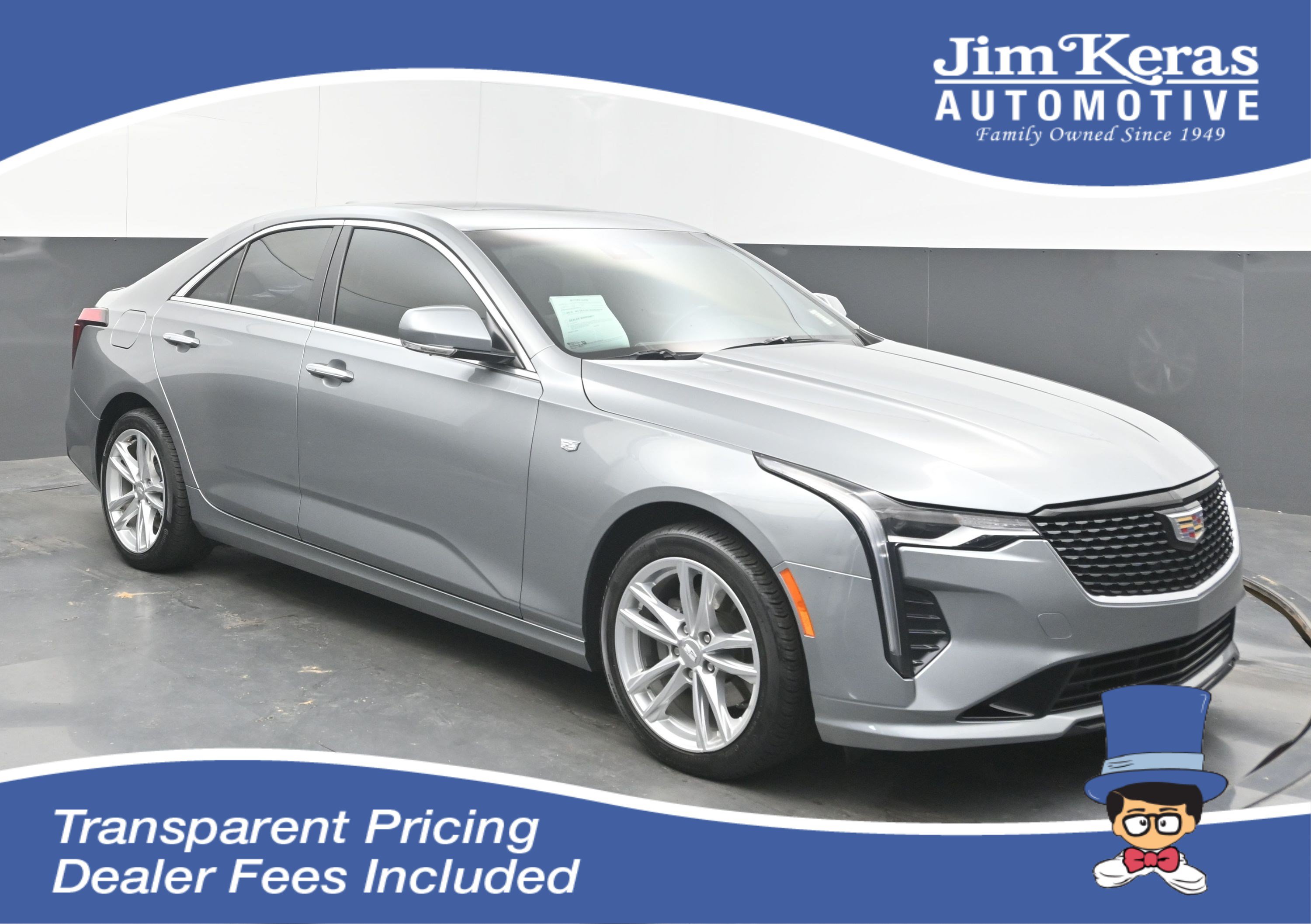 Used 2023 Cadillac CT4 Luxury w/ Sun And Sound Package RWD image 1