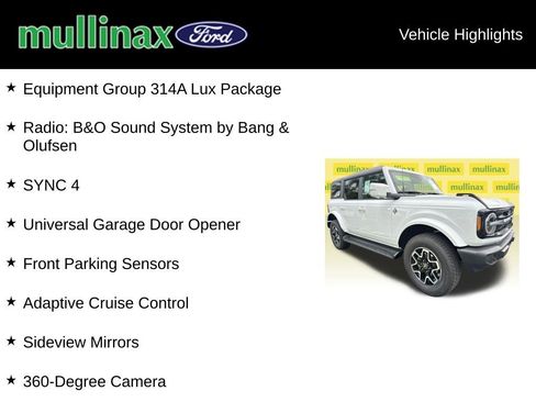 New 2025 Ford Bronco Outer Banks image 15