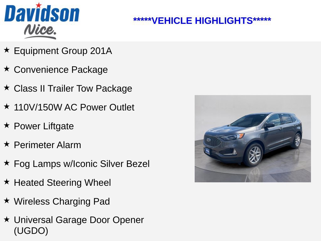 Certified 2024 Ford Edge SEL w/ Convenience Package AWD/4WD image 4