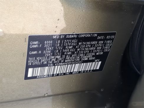 Certified 2023 Subaru Ascent Limited image 36